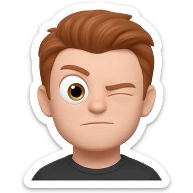 eye twitching emoji sticker