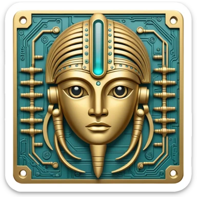 anunnaki ancient computer board sticker