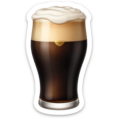 Guiness pint sticker