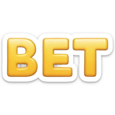 Sign that says BET sticker