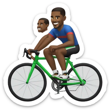 Samuel Eto'o sur un vélo  sticker