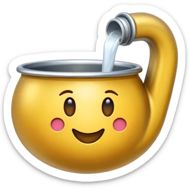 Mache ein Rohrschlüssel aus der Molkerei als Emoji sticker