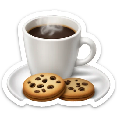 Coffe and cookies  sticker