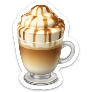 affogato latte sticker