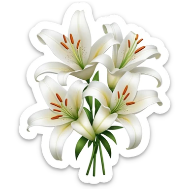 lilies sticker