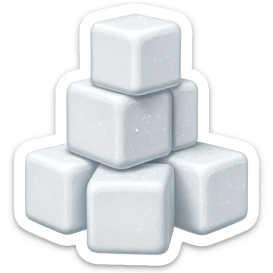 sugar cubes sticker
