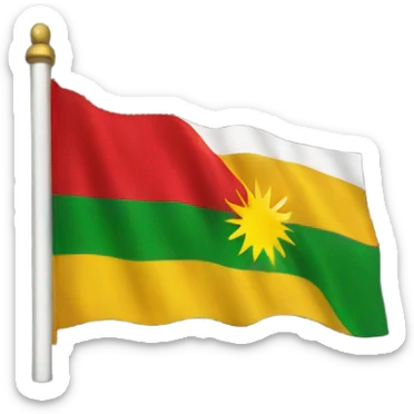 Kurdistan flag emoji sticker