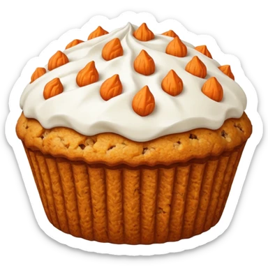 carrot cake muffins with NO green sticker