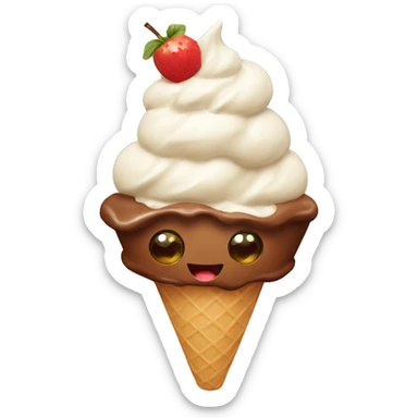 ice cream sticker