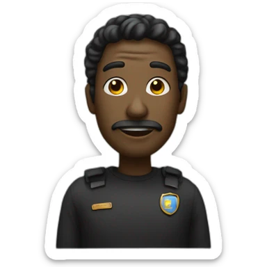 Un gros fumeur noir sticker