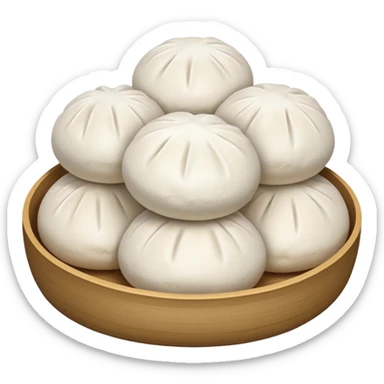 chinese steamed bun sticker