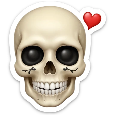 💀😘 sticker