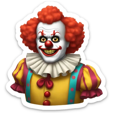 Popo payaso sticker