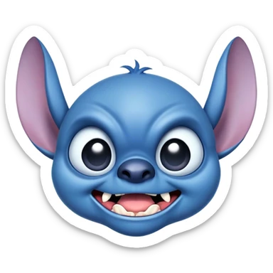 Stich angry sticker