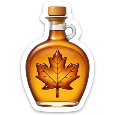 maple syrup sticker