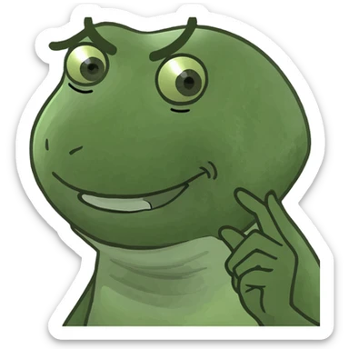 Someone dabing sticker