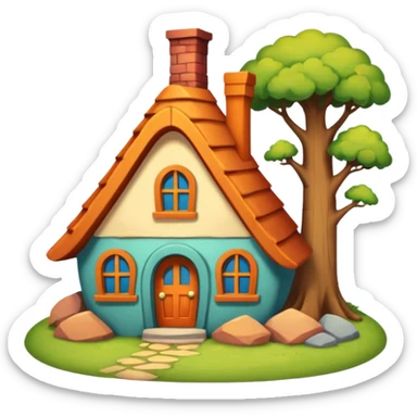 The Weasley’s Burrow sticker