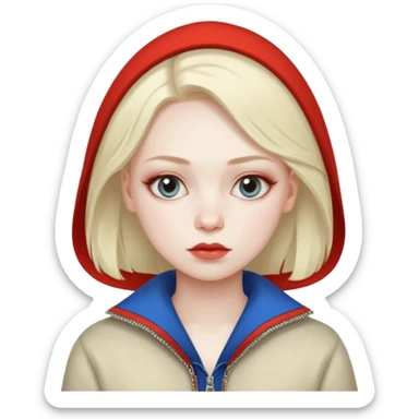 Russian underground fashion sticker