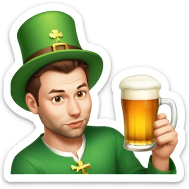 Having a Beer sticker