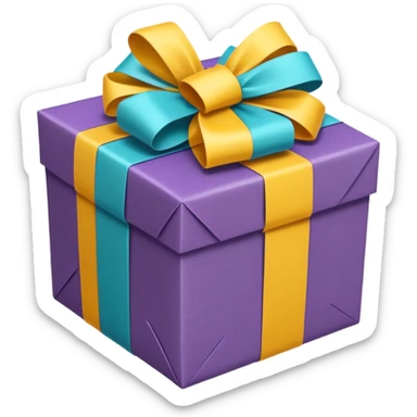 present that gets worked on sticker