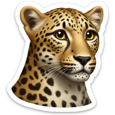 leopard sticker