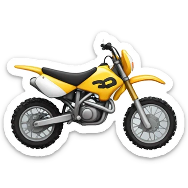 Dirt bike sticker