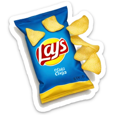 Lays chips sticker