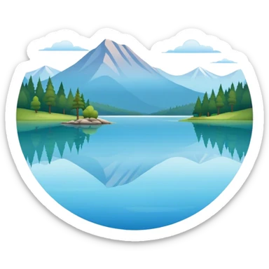Lake sticker