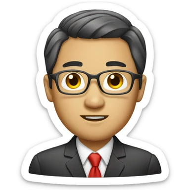 Chinese business sticker