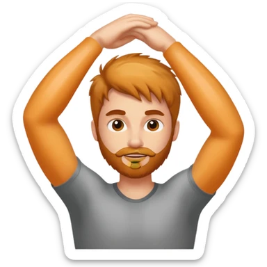 Hairy armpit close up  sticker