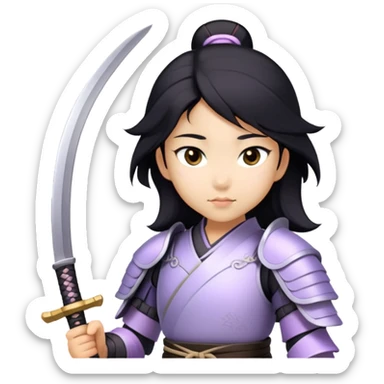 Gentle Samurai sticker