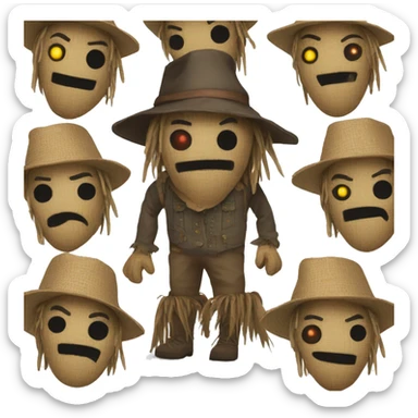 The Scarecrow From Batman sticker