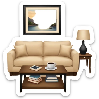 Living room sticker