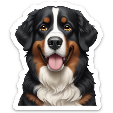 Bernese mountain dogs sticker