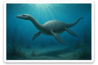 Plesiosaurus sticker