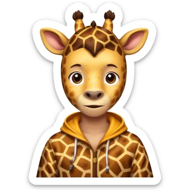 athlete player giraffe sticker