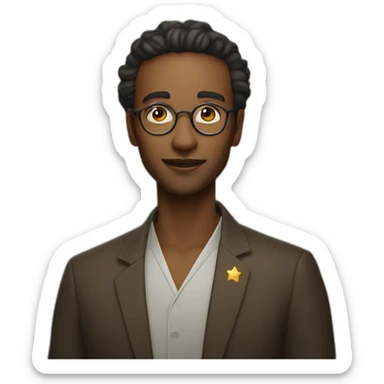 Astrology profesr fresh light photo graphy sticker