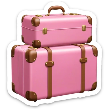 Pink travel sticker