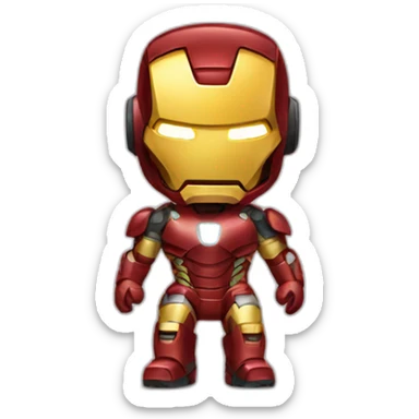 ironman like electrician sticker