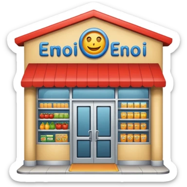 FRONT SUPERMARKET ENTRANCE sticker