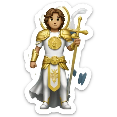 saint michael sticker