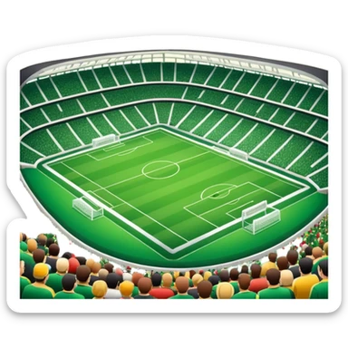 football stadium sticker