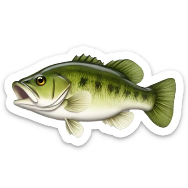 Largemouth Bass sticker