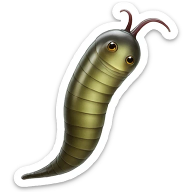 Medicinal leech sticker