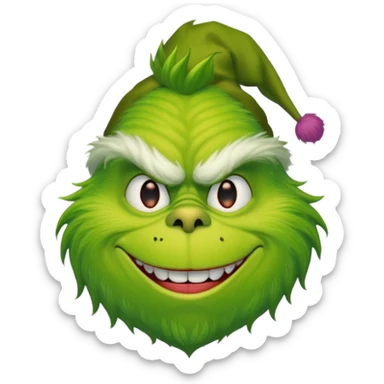 Grinch grand poaa sticker
