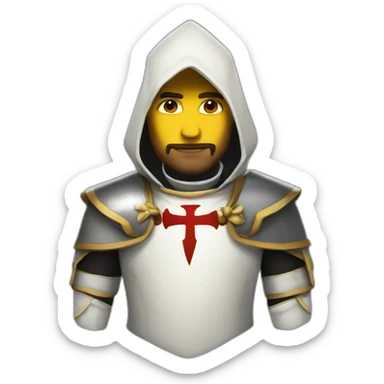 templar modern sticker