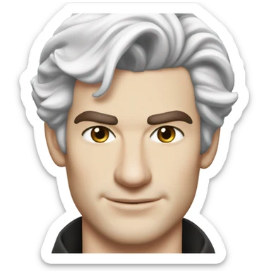 Andrew Garfield in Miranda Priestly wig sticker