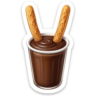 Churros con chocolate  sticker