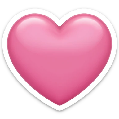 Coração rosa sticker