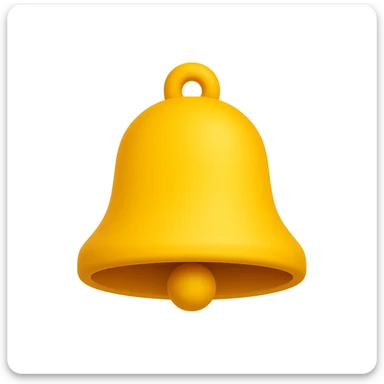 yellow bell emoji sticker
